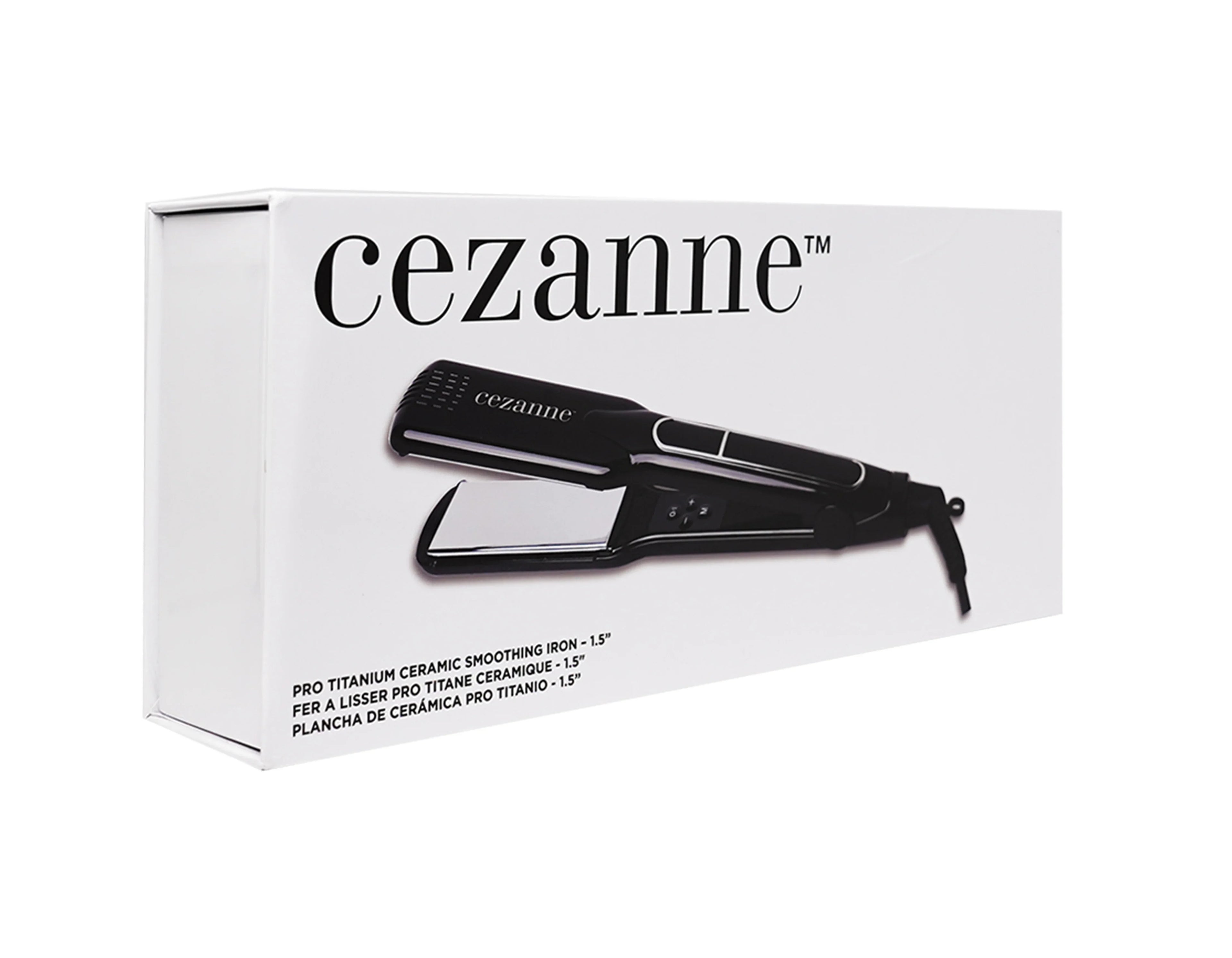 Pro Titanium Ceramic Smoothing Iron - Cezanne Hair Professional