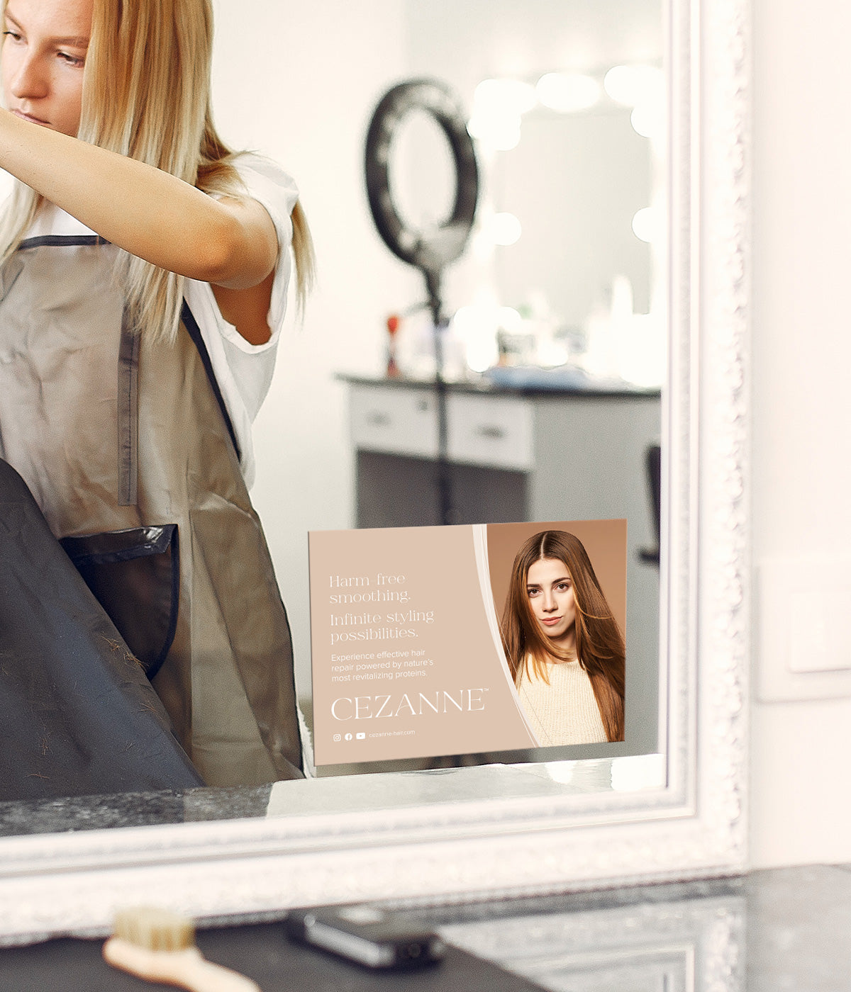 Large Mirror Cling