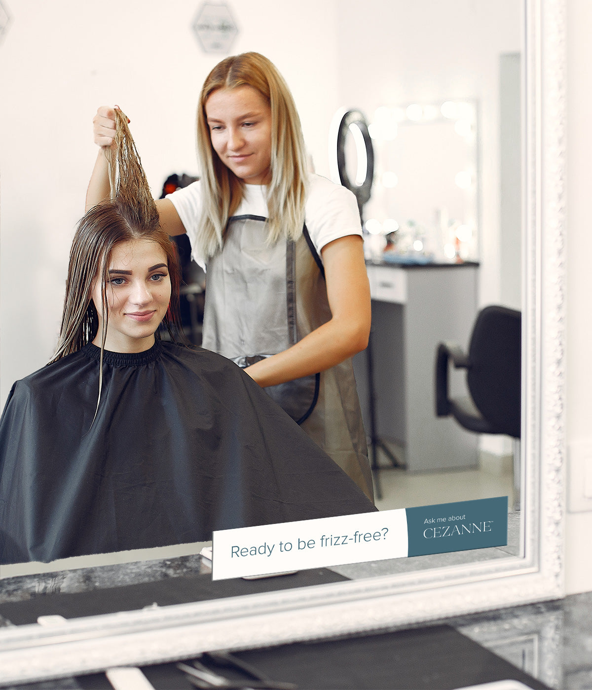 Small Mirror Cling - Cezanne Hair Professional