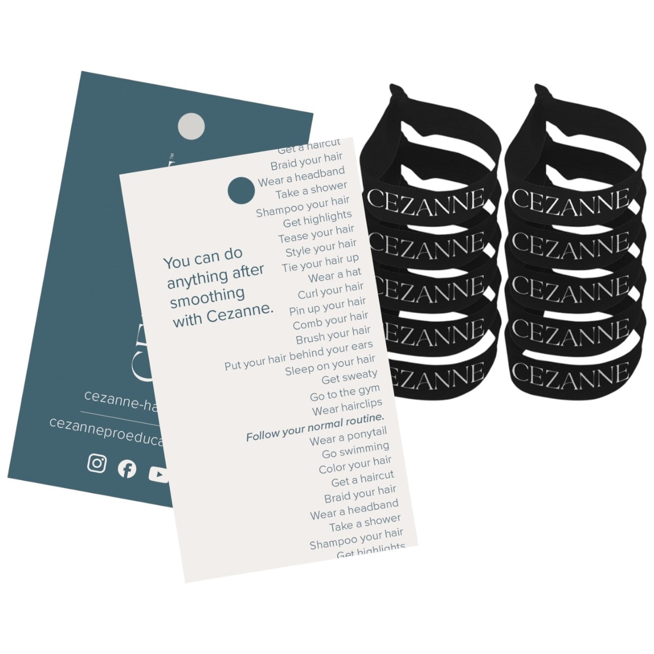 Cezanne Hair Tie 10pk 10 pk.