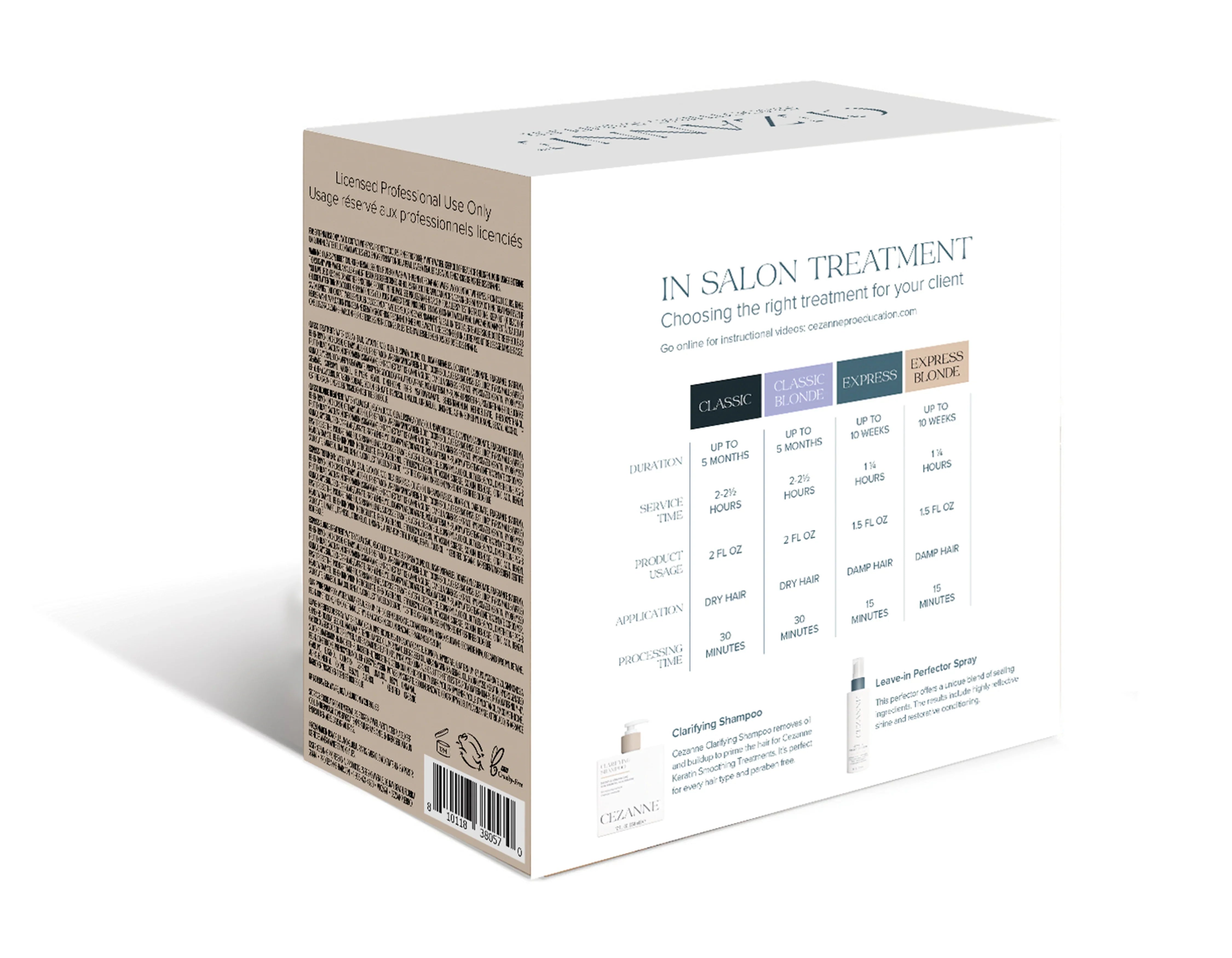 Smoothing Sampler Box – Cezanne Hair Professional