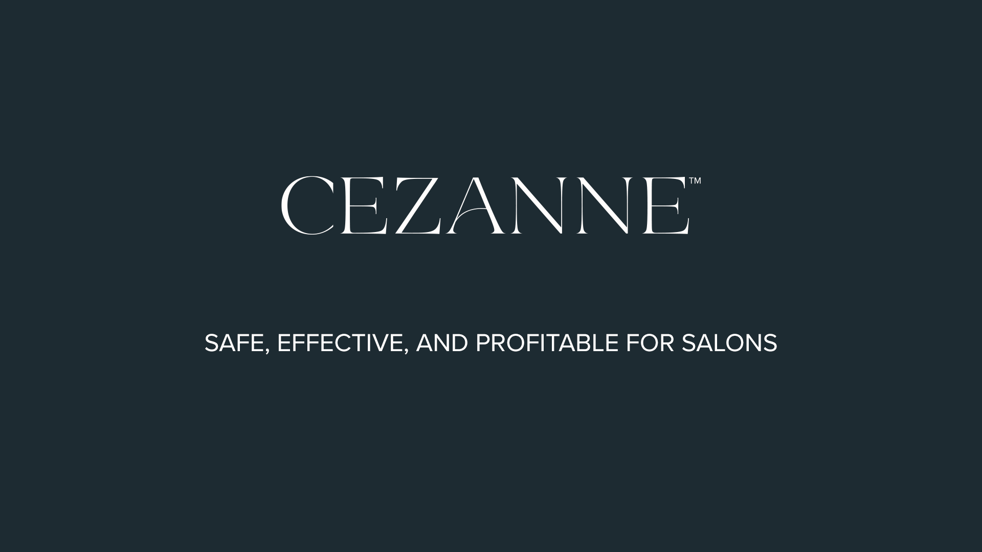 Load video: Cezanne Professional Keratin Smoothing | Safe, Effective, and Profitable for Salons
